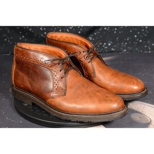Allen Edmonds Bellevue Chukka Boots Mens Size 10.5 D Brown Leather Casual USA